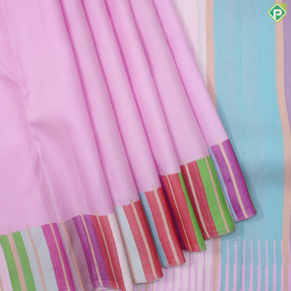 Baby Pink with Ice Pop Inspired Trendy Designer Silk
