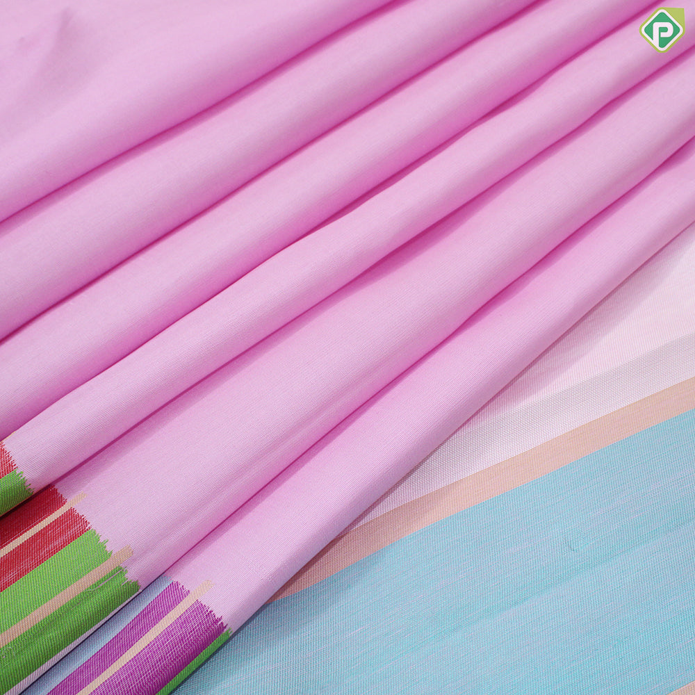 Baby Pink with Ice Pop Inspired Trendy Designer Silk