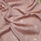 Onion Pink Silver Zari Rain Cloud And Amsterdam Building Inspired Trendy Designer Silk Saree