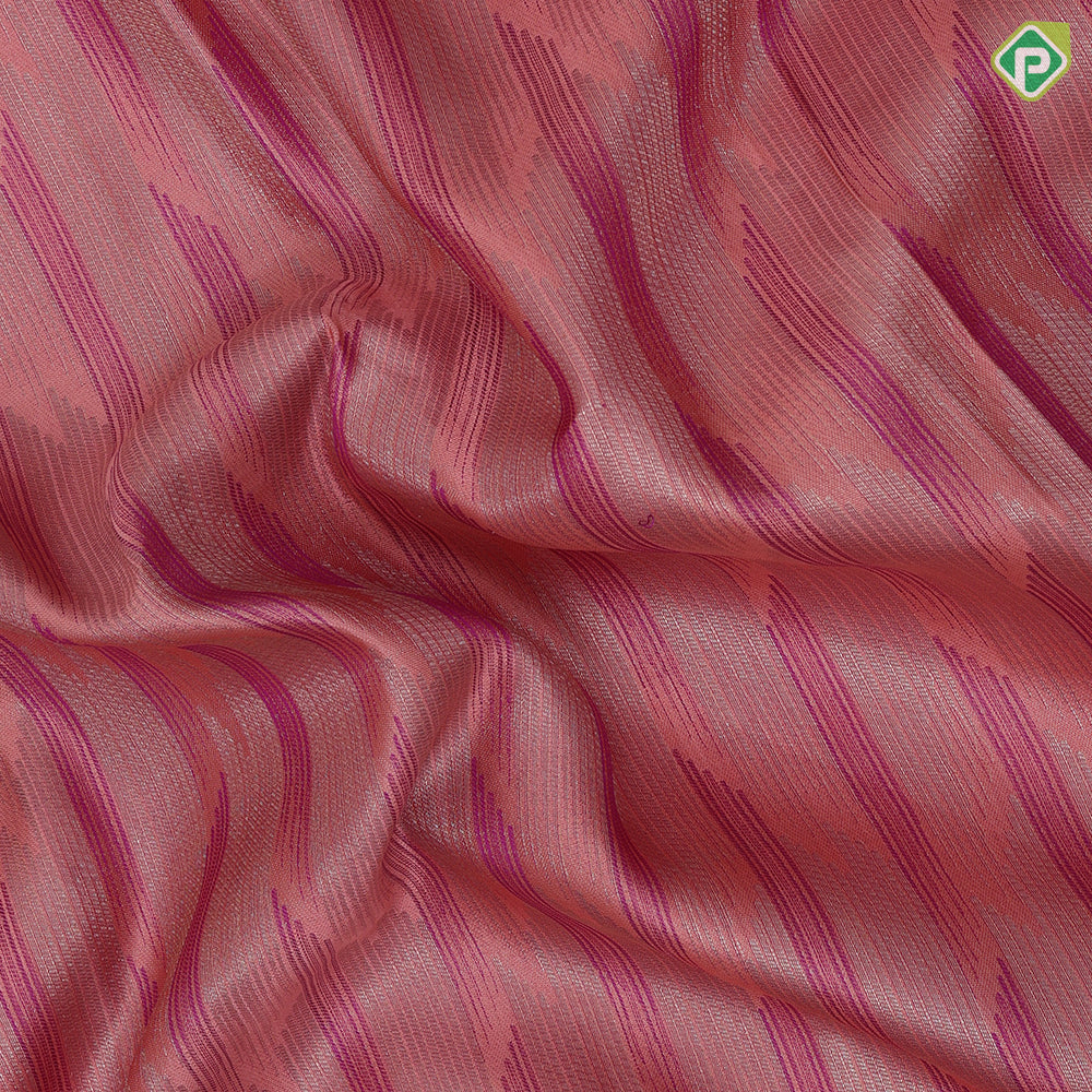 Onion pink silver zari and purple combo geometrical design purple silver gold zari meera sitting butta border trendy designer silk saree
