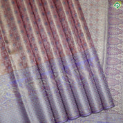 Goldish Pink Gold Zari With Baby Pink Color Tissue Traditional Silk Saree