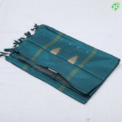pastel color body dark color pallu concept soft fancy banana pith hot silk saree
