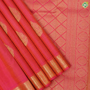 Bottle green gold zari fancy thilagam butta design self color gold zari peacock elephant butts edge border traditional silk saree