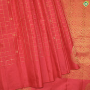 Maroon Colour Gold Zari With Self Colour Border Traditional Silk Saree