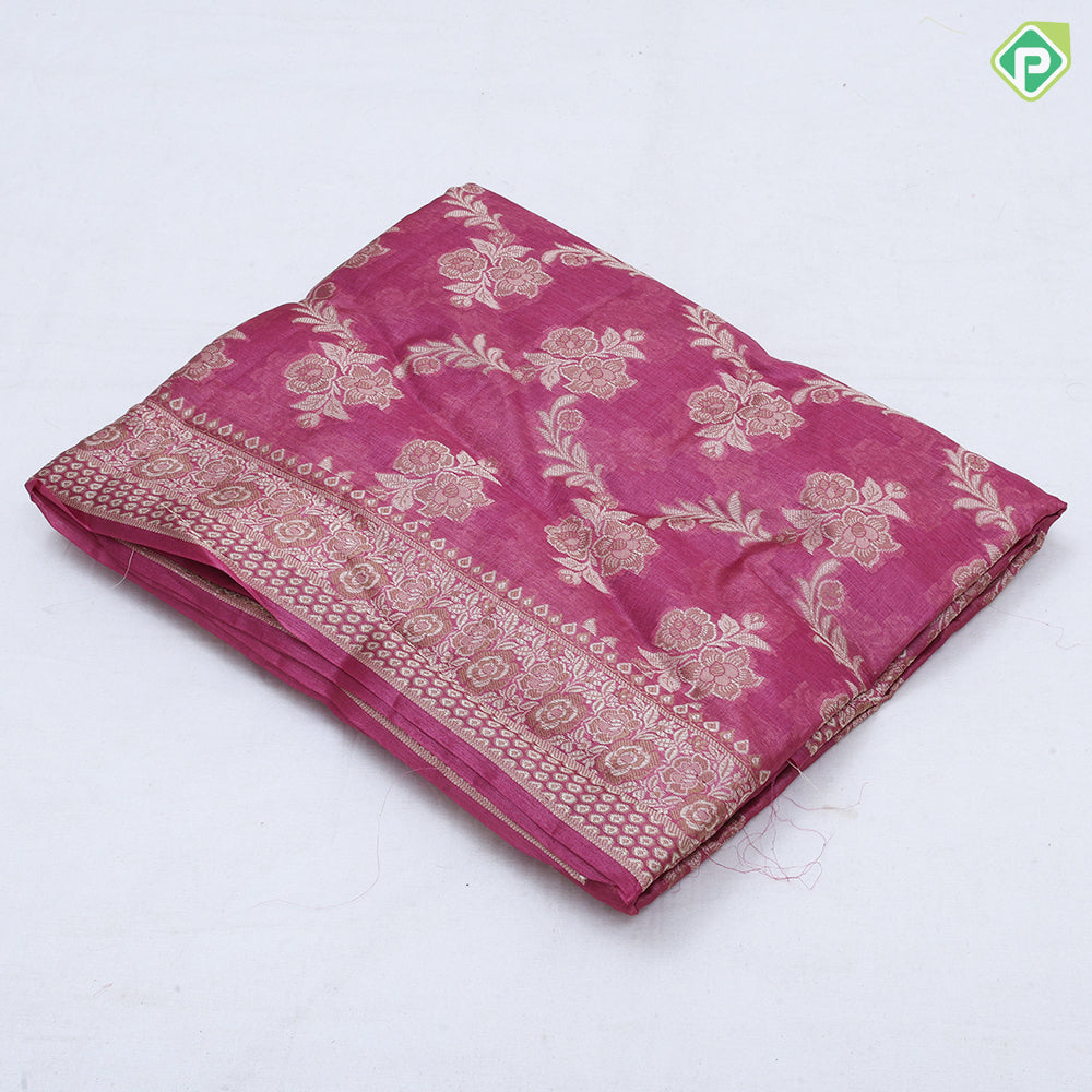 Trending colors grand floral design self grand border fancy tissue organza saree