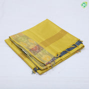 bright shades plain body contrast color border and pallu 9 yards silk cotton saree