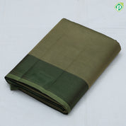 Single color tissue design self color border fancy cotton saree