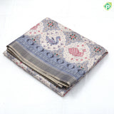 Fancy Annam digital printed Self multi designed border trending fancy Saree