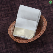 Eliche Green gold zari 150 kuligai mayilkan border 8*4 Dhoti Vesti Set