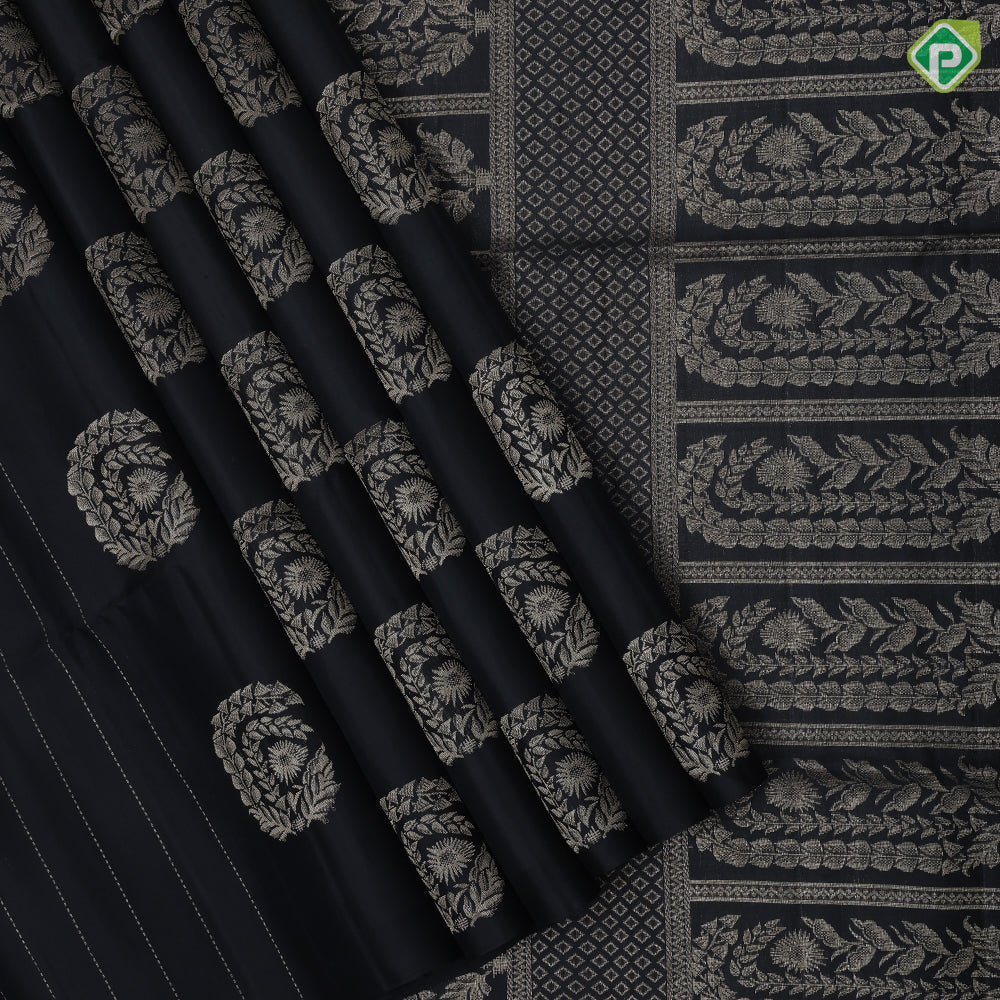 Luxury Black Silk