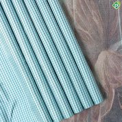 Sea Green With Sea Blue Borderless Trendy Designer Silk Saree