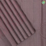 Peach onion with neem zari thilagam floral design self color border self weaves silk saree