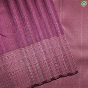 Beetroot Maroon Silver Gold Zari Lines With Self Color Border Trendy Silks Saree