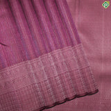 Beetroot Maroon Silver Gold Zari Lines With Self Color Border Trendy Silks Saree