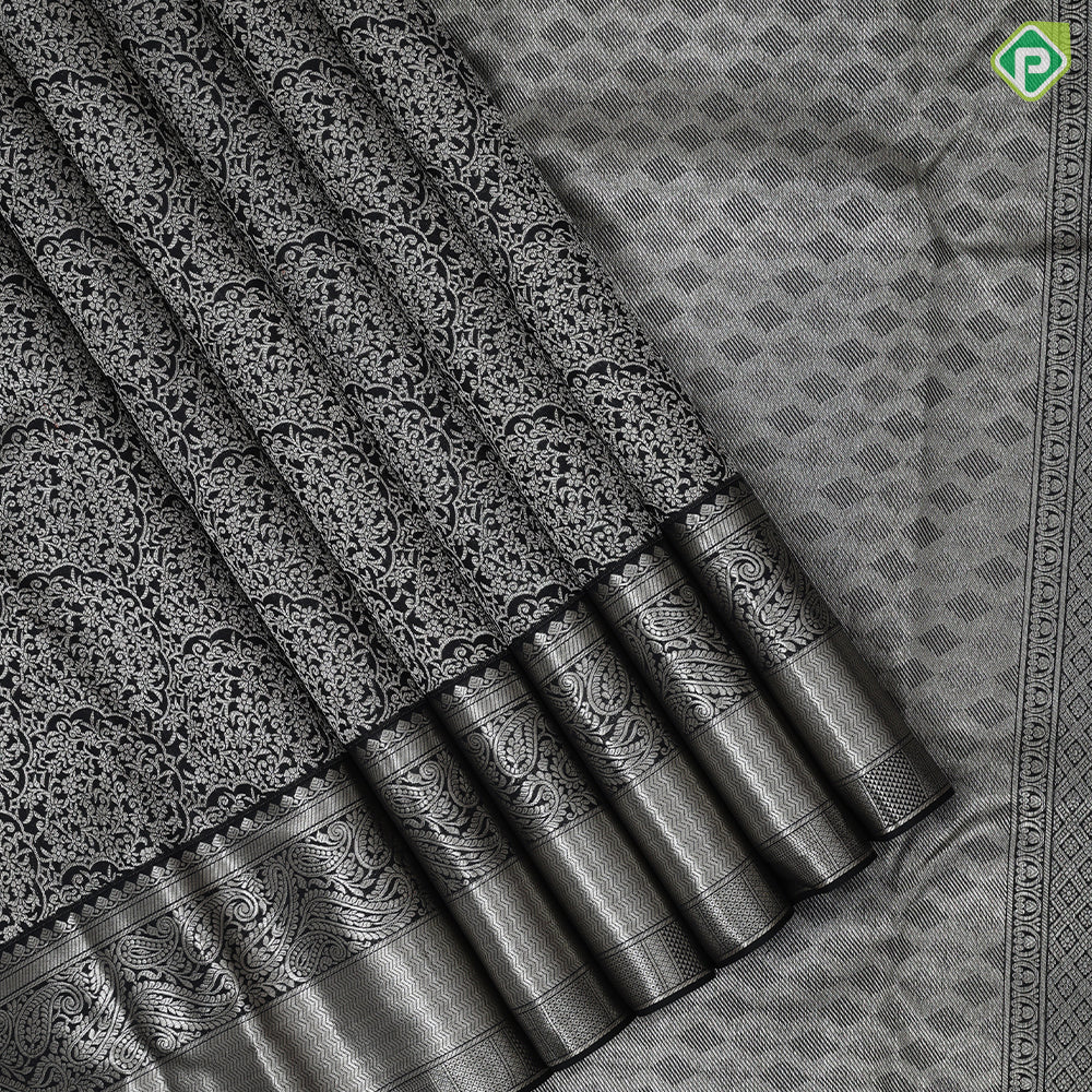 Luxury Black Silk