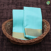 Rexona green gold zari mayikan border 9*5 dhoti 120 kuligai 3 in 1 Vesti set