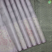 Baby Pink Thread Work Gold Zari Trendy Motif Fancy Trendy Silk Saree