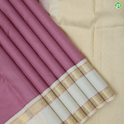 peach lavender gold zari zari kattam design cream white gold zari meena work rettapet border traditional silk saree