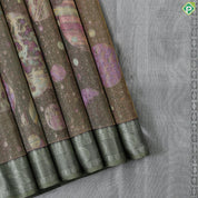 Multi color galaxy inspired hand woven signature edition silk saree