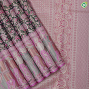 olive green silver gold zari by zari grand floral meena work lavender pink gold zari elephant border tissue silk saree