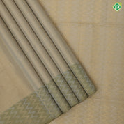 Mint green gold zari by zari tissue weaved design sage green plain border grand pallu soft silk saree