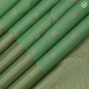 Tea Green Gold Zari Vairaoosi Lines Manga Chkaram Design Self Colour Manga Arai Madam Border Design Traditional Silk Saree