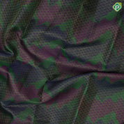 Multi Colour Vankey Floral Design Rexsona Green Thread Weave Border Design Trendy Silk Saree