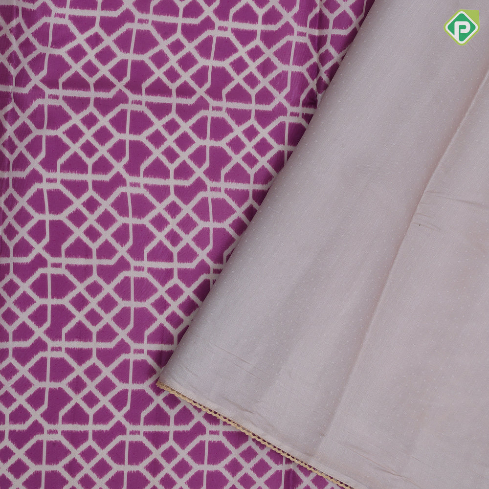 Trending color base creamy arithmetical design cream with embroidered cut work border fancy dola silk saree