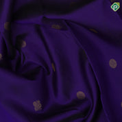 Navy Blue Gold Zari Chagaram Peacock Design Tomato Red Ruthracham Peacock Border Design Traditional Silk Saree