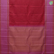 Reddish pink silver gold zari micro diamond checks pale pink gold zari retta pattai border traditional silk saree