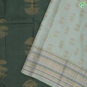 Mint green gold zari tree and shade butta design rexona green gold zari meena work border traditional silk saree