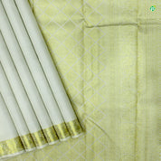 Cream White Colour Traditional Silks Saree