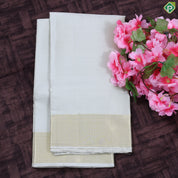 Eliche Green gold zari 150 kuligai mayilkan border 8*4 Dhoti Vesti Set