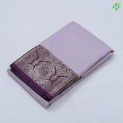 Maroon with neem zari stripes and round butta violet silver gold zari fancy butta border Art silk saree