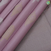 Light Onion Pink Gold Silver Zari Ice Pop Butta Design  Border Less Trendy Silk Saree