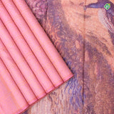Peach Pink Colour Big Window Panel Checks With 3D View Design Pallu Trendy Silks Saree