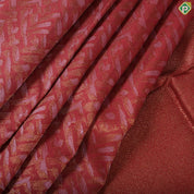 Magenta red cream and gold zari fancy design self gold zari checked design border trendy silk saree