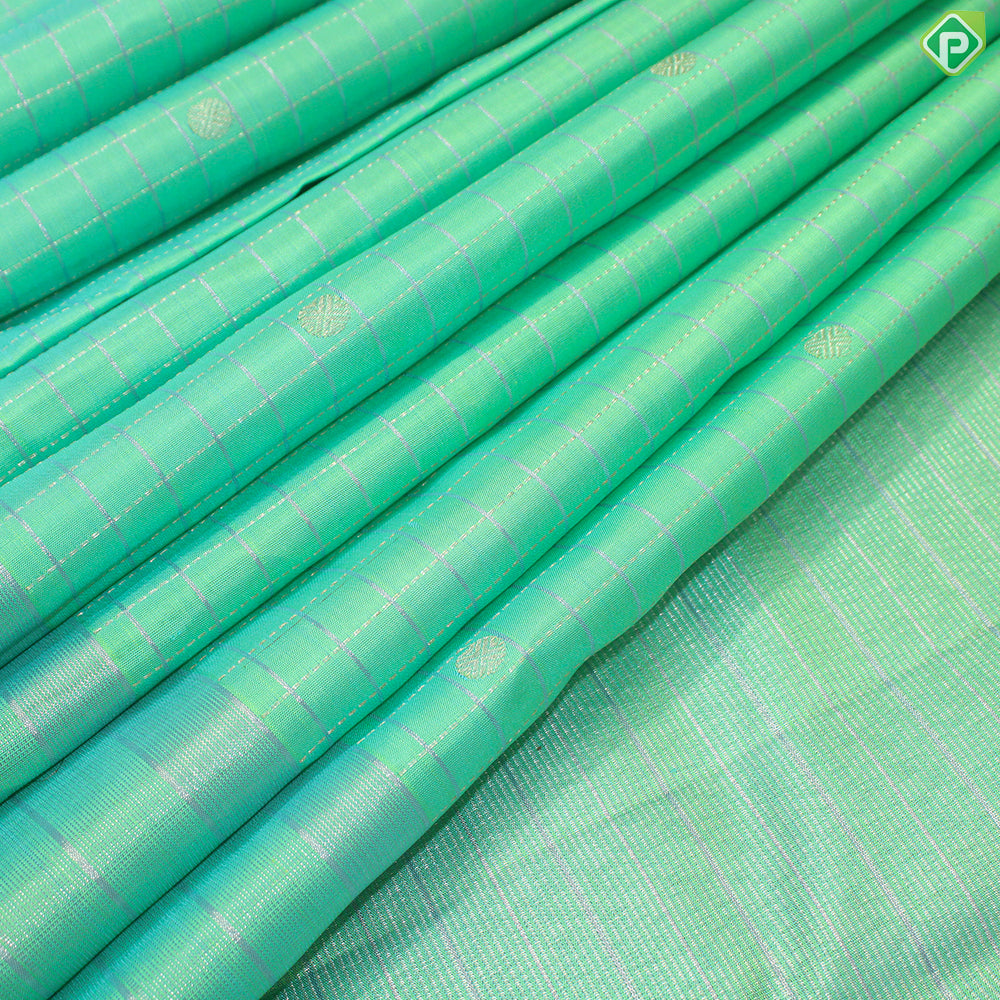 Rexsona Green Gold Zari With Self Colour Border Traditional Silk Saree