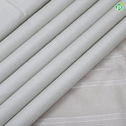 half white silver gold zari checks design beige plain silver gold zari flower butta border traditional silk saree