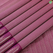 fire Orange silver gold zari fancy Beed stripes design self silver gold zari temple tower trendy tissue silk saree