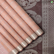 Onion Pink Chakra Motifs Grand Bridal Silks Saree