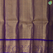 Light pink gold zari annam round butta checks design royal blue gold zari lotus border pattu paavadai lehanka