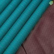 Rexsona Green Gold Zari Velthari Lines Design Red Wine Colour Ruthracham Chagaram Border Design Traditional Silk Saree