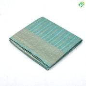 Dark color silver gold zari stripes design self rangoli border banaras style trending fancy saree