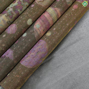 Multi color galaxy inspired hand woven signature edition silk saree