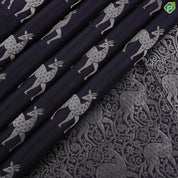 Orangish pink silver gold zari deer butta body design self zari kattam border Soft silk Saree