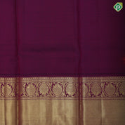 Reddish Pink gold zari tricolor checks butta design purple gold zari rangoli bavanji border pattu paavadai lehanka