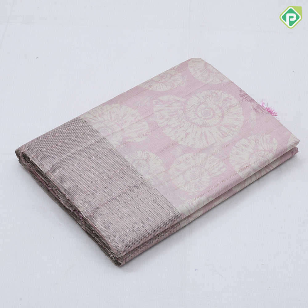 creamy color fancy design self zari plain border fancy cotton saree
