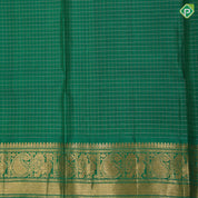 Tomato red gold zari kattam and leaf butta bottle green gold zari peacock butta border pattu paavadai lehanka