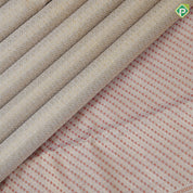 Creamy base gold zari by zari grand brocade design tissue weave self cow and pythonic design pichwai silk saree
